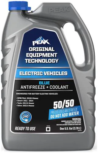 PEAK Electric Vehicle 1 Gallon Blue 50/50 Antifreeze/Coolant