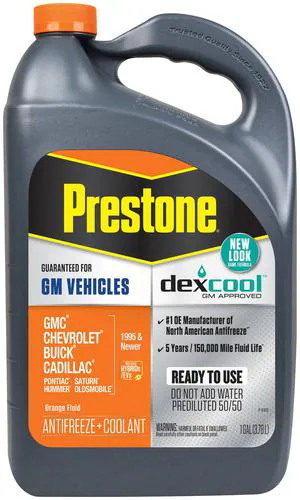 Prestone 1 Gallon Orange 50/50 DEX-COOL Antifreeze/Coolant