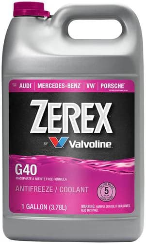 Zerex 1 Gallon Pink, Purple Concentrate Antifreeze/Coolant