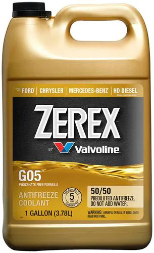 Zerex 1 Gallon Yellow 50/50 Antifreeze/Coolant