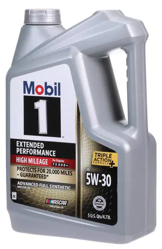 Mobil 1 Extended Performance High Mileage Full Synthetic Motor Oil 5W-30 5 Quart