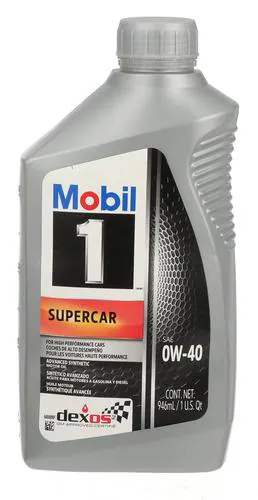 Mobil 1 Full Synthetic Motor Oil 0W-40 1 Quart
