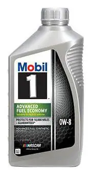 Mobil 1 Full Synthetic Motor Oil 0W-8 1 Quart
