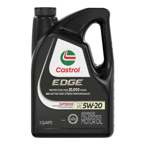 Castrol Edge Full Synthetic Motor Oil 5W-20 5 Quart