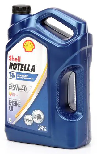 Shell Rotella T6 Full Synthetic Motor Oil 5W-40 1 Gallon