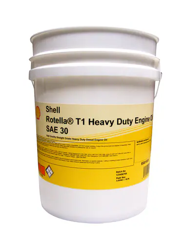 Shell Rotella Conventional Motor Oil 30W 5 Gallon
