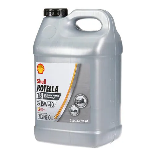 Shell Rotella Synthetic Blend 15W-40 Motor Oil 2.5 Gallon