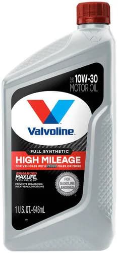 Valvoline Full Synthetic High Mileage with MaxLife Technology 10W-30 Motor Oil 1 Quart