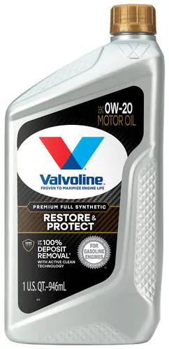 Valvoline Restore & Protect Full Synthetic Motor Oil 0W-20 1 Quart