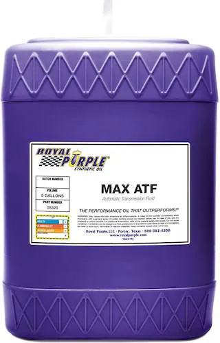 Royal Purple MAX Synthetic Automatic Transmission Fluid Multi-Vehicle 5 Gallon