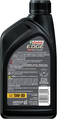 Castrol Edge 0W-20 Advanced Full Synthetic Motor Oil